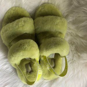 UGG OH YEAH Slingback Sulfur Light Green Slippers